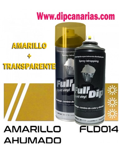 Pack Vinilo Líquido Ahumado Amarillo...