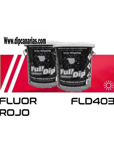 Pack Bote 4L Rojo Flúor + Blanco Pack Bote 4L Rojo Flúor + Blanco