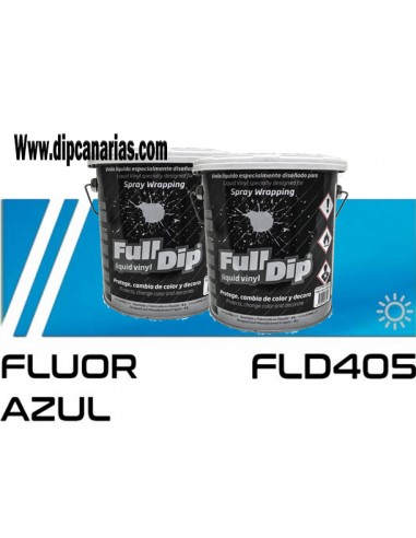 Pack Bote 4L Azul Flúor + Blanco Pack Bote 4L Azul Flúor + Blanco