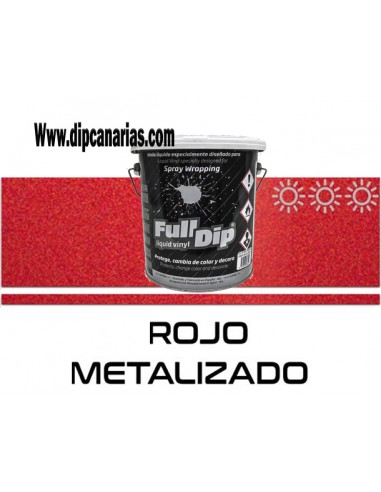 Vinilo Líquido Bote 4L Rojo Metalizado Vinilo Líquido Bote 4L Rojo Metalizado