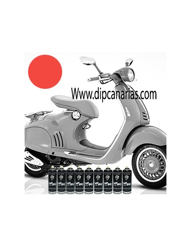 Kit moto mediana Rojo Fluorescente Kit moto mediana Rojo Fluorescente