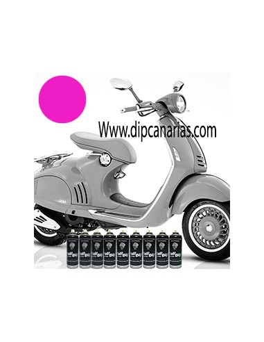 Kit moto mediana Rosa Fluorescente Kit moto mediana Rosa Fluorescente