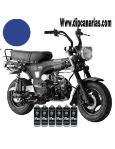 Kit moto pequeña Azul Sólido
