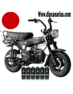 Kit moto pequeña Rojo Sólido