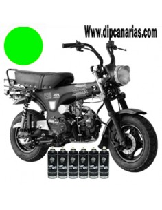 Kit moto pequeña Verde Flúor