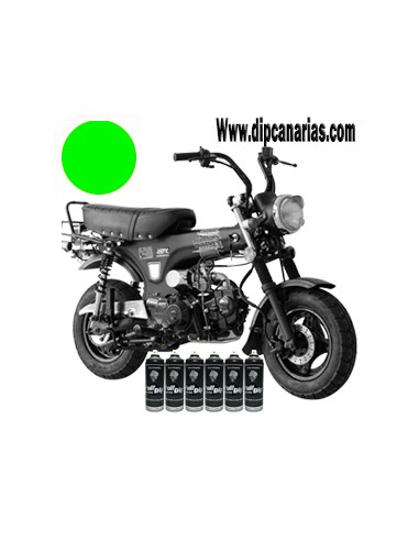 Kit moto pequeña Verde Flúor Kit moto pequeña Verde Flúor