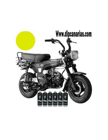 Kit moto pequeña Amarillo Flúor Kit moto pequeña Amarillo Flúor