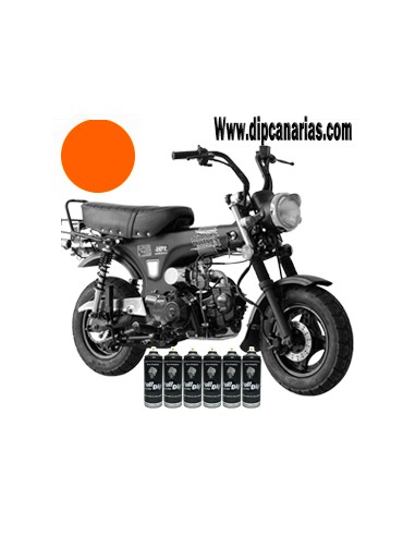 Kit moto pequeña Naranja Flúor Kit moto pequeña Naranja Flúor