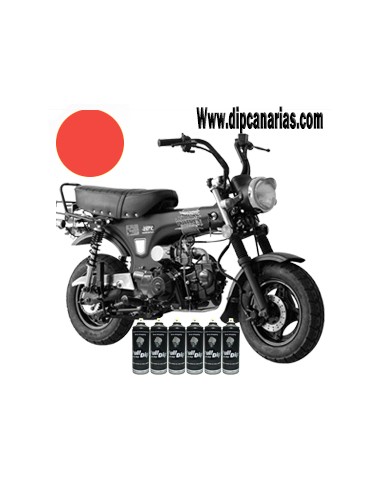 Kit moto pequeña Rojo Flúor Kit moto pequeña Rojo Flúor
