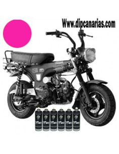 Kit moto pequeña Rosa Flúor