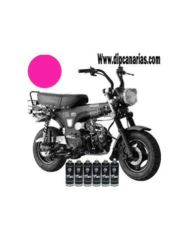 Kit moto pequeña Rosa Flúor Kit moto pequeña Rosa Flúor