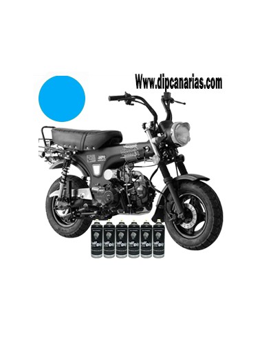 Kit moto pequeña Azul Flúor Kit moto pequeña Azul Flúor