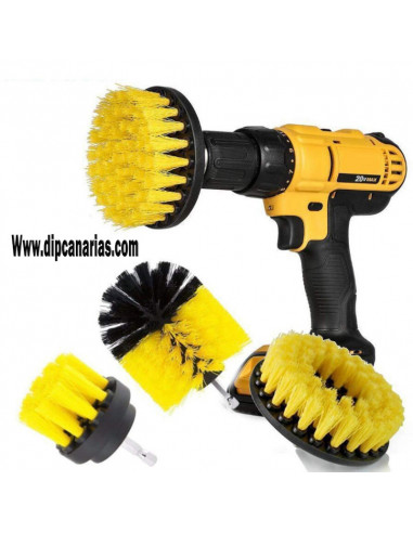Pack Cepillos duro para Taladro