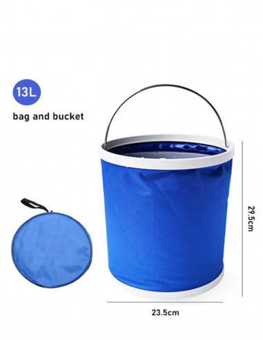 Cubo Plegable Impermeable 13L