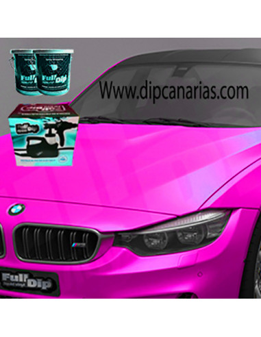 Kit Coche Pequeño Rosa Flúor Kit Coche Pequeño Rosa Flúor