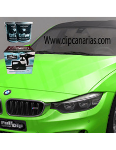 Kit Coche Pequeño Verde Flúor