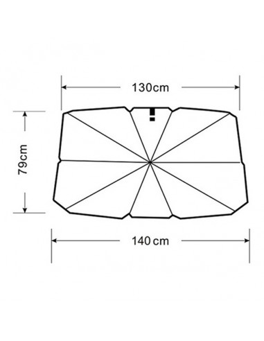 Parasol tipo Paraguas