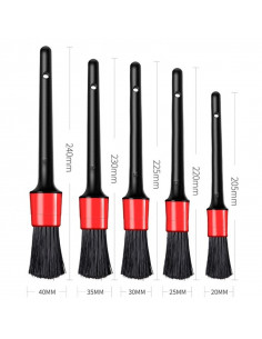 KIT 5 Pinceles Detail Duros 2