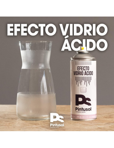 Pintura Efecto Vidrio Ácido 400 ml.