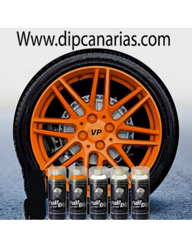 Kit llantas de 16 a 19" Naranja Flúor Kit llantas de 16 a 19" Naranja Flúor