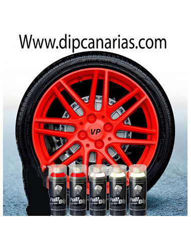 Kit llantas de 16 a 19" Rojo Flúor Kit llantas de 16 a 19" Rojo Flúor