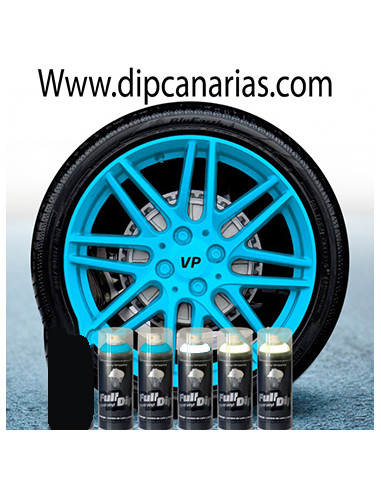 Kit llantas de 16 a 19" Azul Flúor Kit llantas de 16 a 19" Azul Flúor