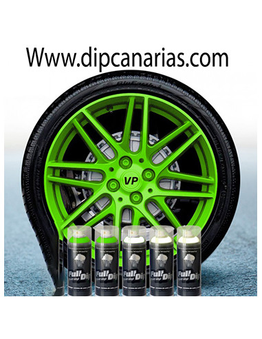 Kit llantas de 16 a 19" Verde Flúor Kit llantas de 16 a 19" Verde Flúor