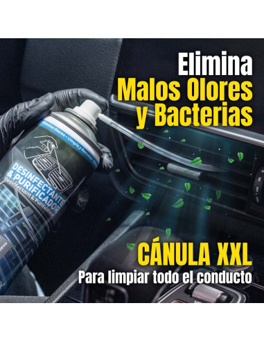 Desinfectante y Purificador AC- Coche...