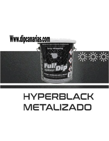 Vinilo Líquido Bote 4L Hyperblack...