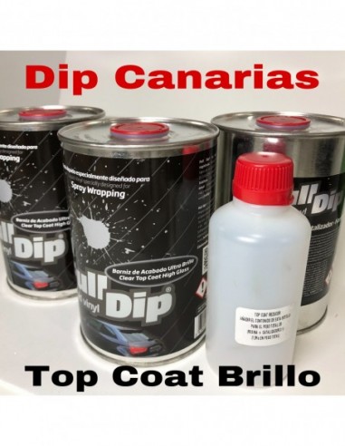 Top Coat Brillo Botes Para Vinilo...