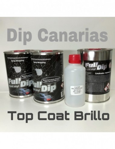 Top Coat Brillo Botes Para Vinilo...