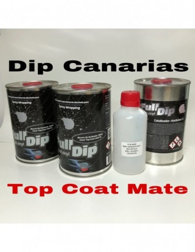 Top Coat Mate Botes Para Vinilo Líquido