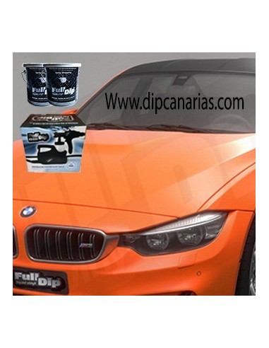 Kit Coche Pequeño Naranja Flúor Kit Coche Pequeño Naranja Flúor