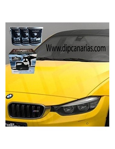 Kit Coche Mediano Amarillo Sólido Kit Coche Mediano Amarillo Sólido
