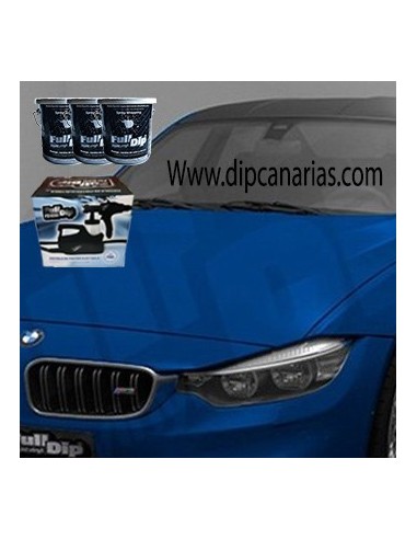 Kit Coche Mediano Azul Sólido Kit Coche Mediano Azul Sólido