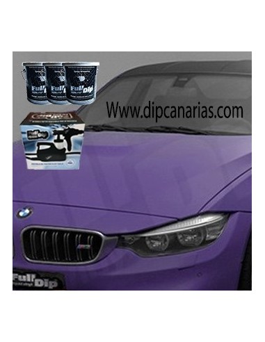 Kit Coche Mediano Violeta Sólido Kit Coche Mediano Violeta Sólido