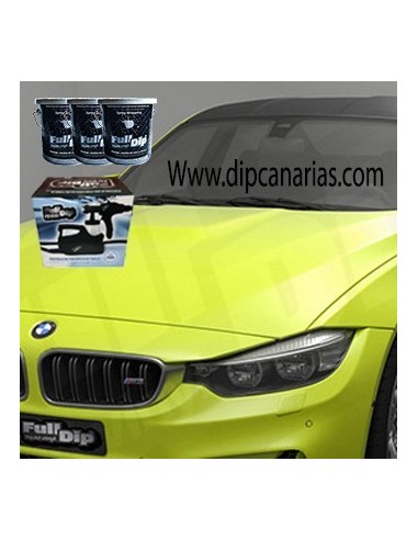Kit Coche Mediano Amarillo Flúor Kit Coche Mediano Amarillo Flúor