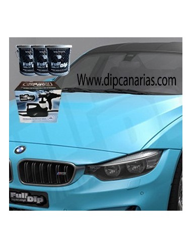 Kit Coche Mediano Azul Flúor Kit Coche Mediano Azul Flúor