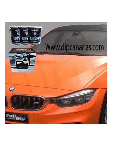 Kit Coche Mediano Naranja Flúor Kit Coche Mediano Naranja Flúor