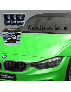 Kit Coche Mediano Verde Flúor