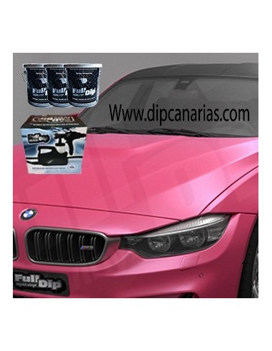 Kit Coche Mediano Rosa Flúor Kit Coche Mediano Rosa Flúor