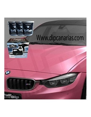 Kit Coche Mediano Rosa Pastel Candy Kit Coche Mediano Rosa Pastel Candy