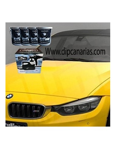 Kit Coche Grande Amarillo Sólido Kit Coche Grande Amarillo Sólido