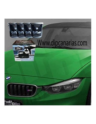 Kit Coche Grande Verde Lima Sólido Kit Coche Grande Verde Lima Sólido