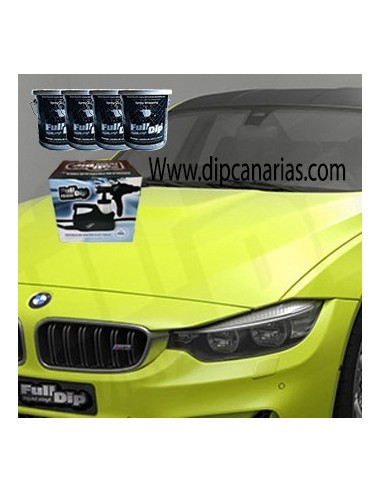 Kit Coche Grande Amarillo Flúor Kit Coche Grande Amarillo Flúor