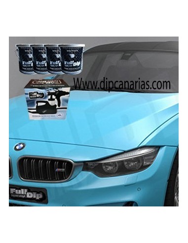 Kit Coche Grande Azul Flúor Kit Coche Grande Azul Flúor