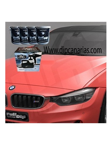 Kit Coche Grande Rojo Flúor Kit Coche Grande Rojo Flúor