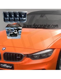 Kit Coche Grande Naranja Flúor