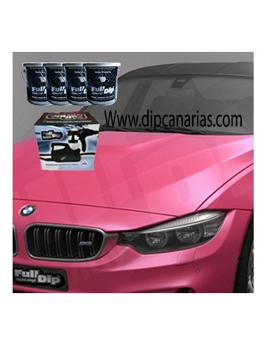 Kit Coche Grande Rosa Flúor Kit Coche Grande Rosa Flúor