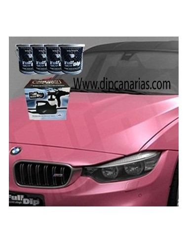 Kit Coche Grande Rosa Pastel Candy Kit Coche Grande Rosa Pastel Candy